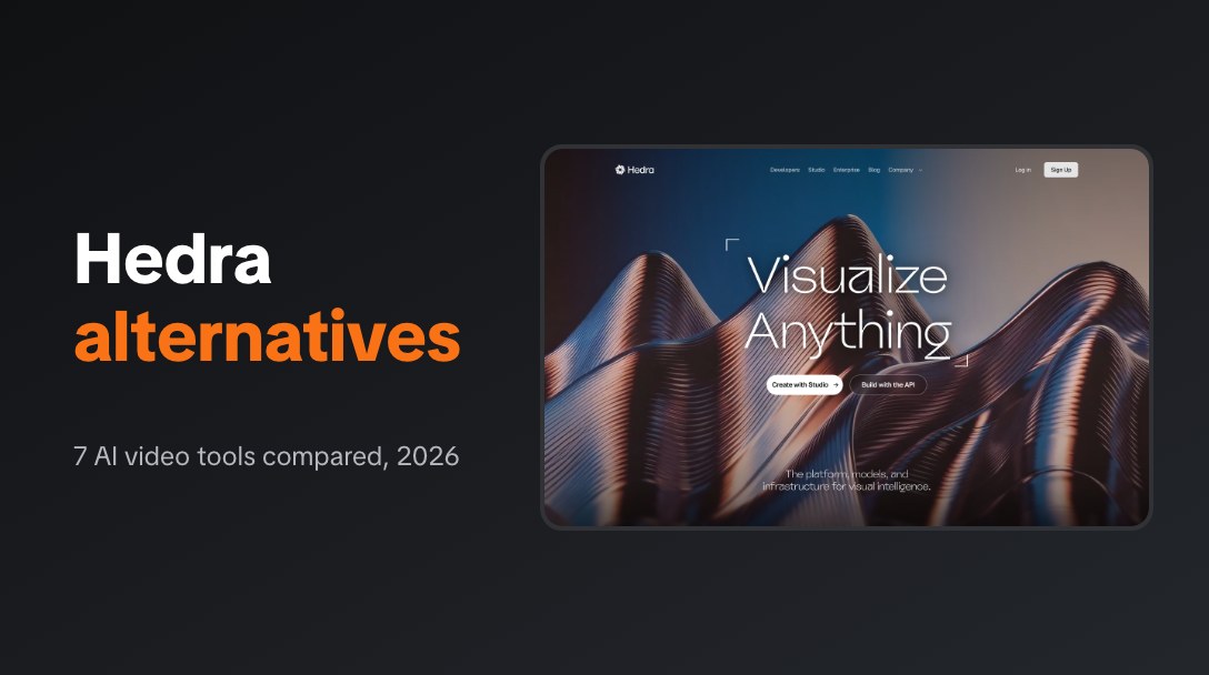 Hedra alternatives compared, next to the Hedra homepage