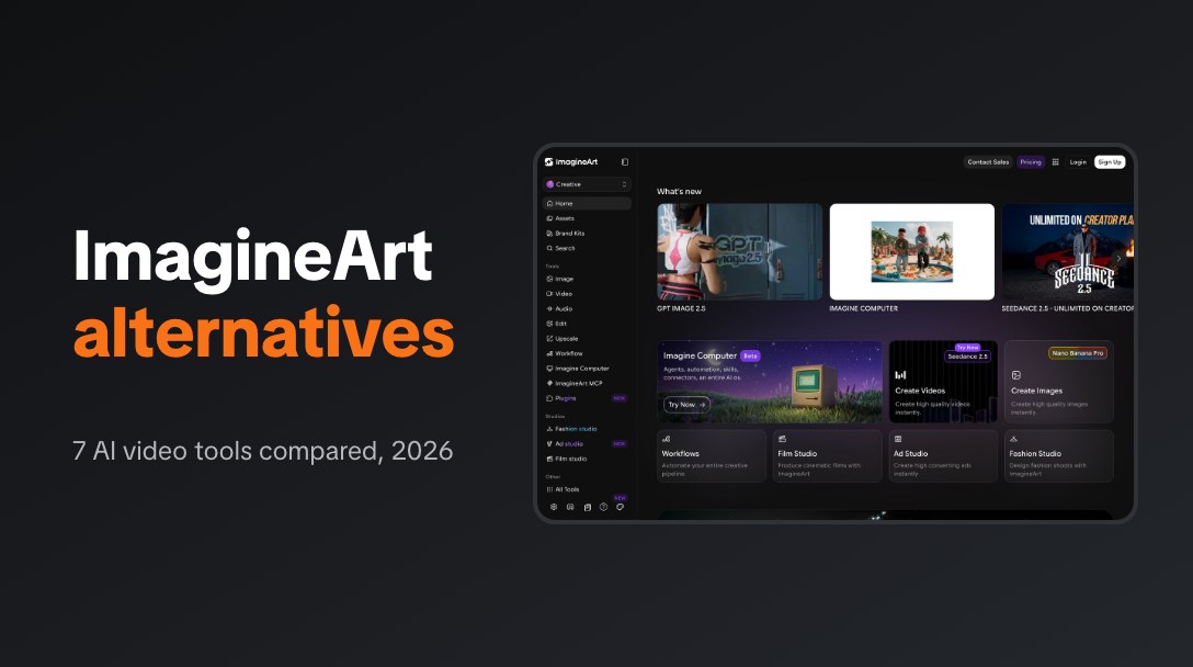 ImagineArt alternatives compared, next to the ImagineArt homepage