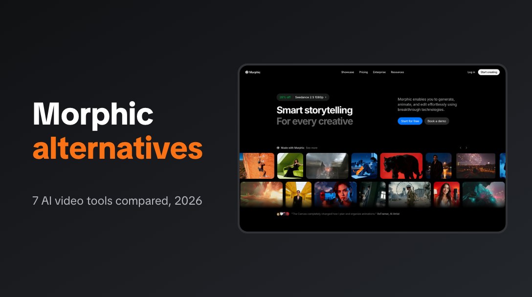 Morphic alternatives compared, next to the Morphic homepage